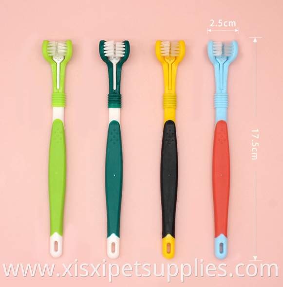 3D Double Sided Pet Dog Cleaning Toothbrush for Dogs